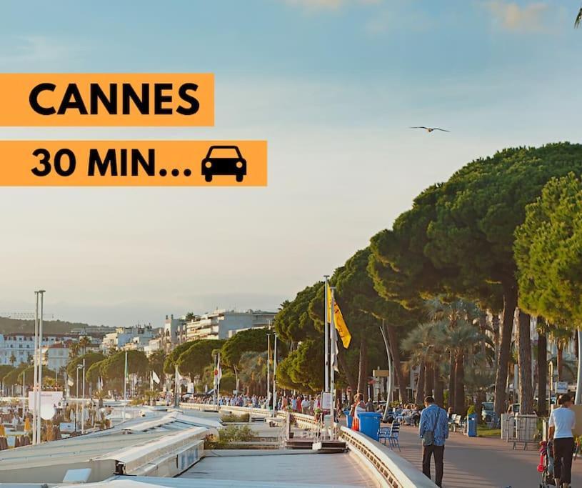 Lumineux, Tout Confort, Wifi & Terrace & Parking Saint-Laurent-du-Var Eksteriør billede